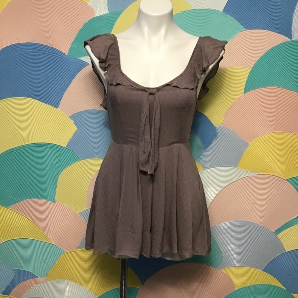 Kimchi blue lilac shorts romper size 0